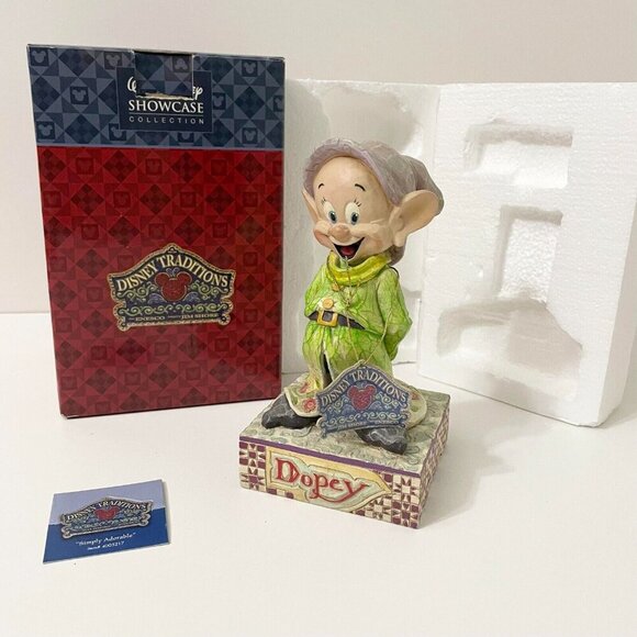 Jim Shore Disney ShowCase Traditions Dopey Simply Adorable 4005217 - Picture 1 of 16
